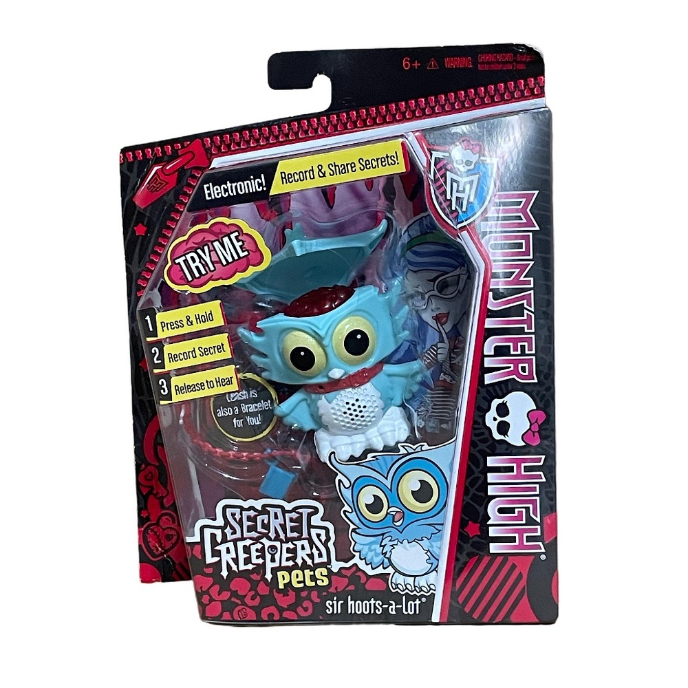 Monster High Secret Creepers Pets Sir Hoots A Lot Figure 2013 Mattel